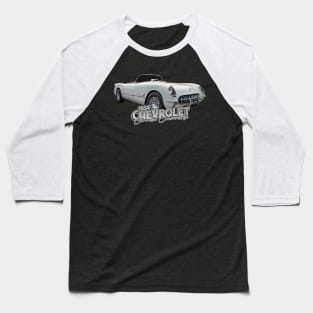 1954 Chevrolet Corvette Convertible Baseball T-Shirt